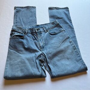 Lauren Jeans Company Women's Faded Blue Jeans Size 8 High Rise